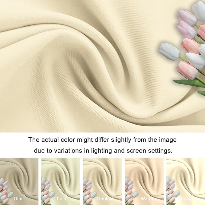 Beige Arch Cover 7.2ft Arch Backdrop Cover Spandex Fitted Wedding Arch Covers - Image 5