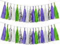 Tissue Paper Tassel Garland Banner, Party Decorations by AimtoHome