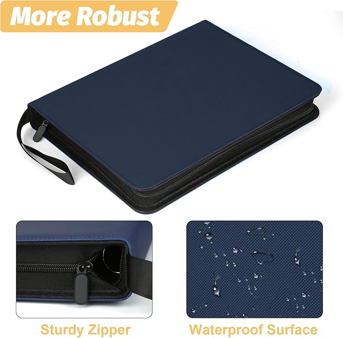 Trading Card Binder, 720 Pockets Card Binder, 9-Poccket Sided Pocket Sports - Image 3