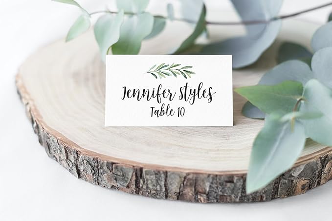 Printed Party Table Place Cards - Image 3