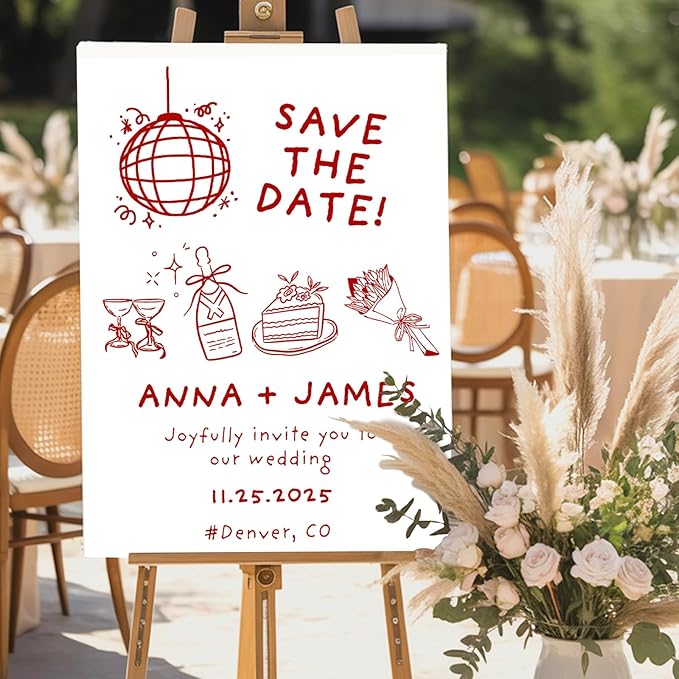 Personalized Funny Wedding Welcome Sign - Image 5