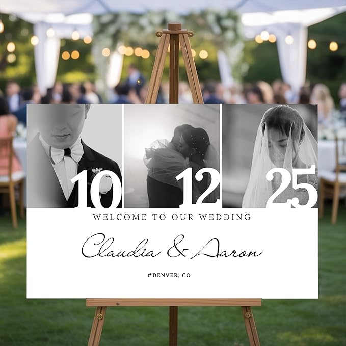 Personalized Wedding Welcome Sign - Image 3