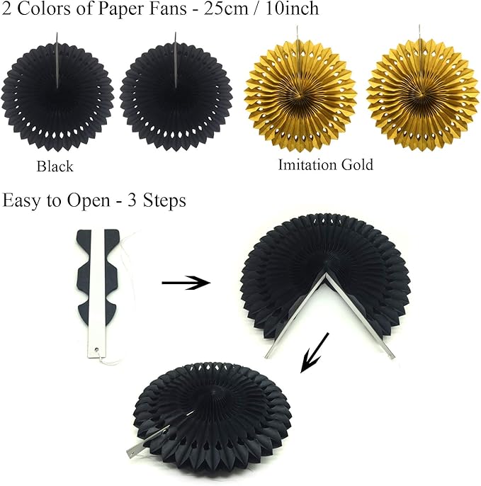 ZERODECO Party Decoration, Pom Poms Flowers, Garlands String Polka Dot and - Image 3