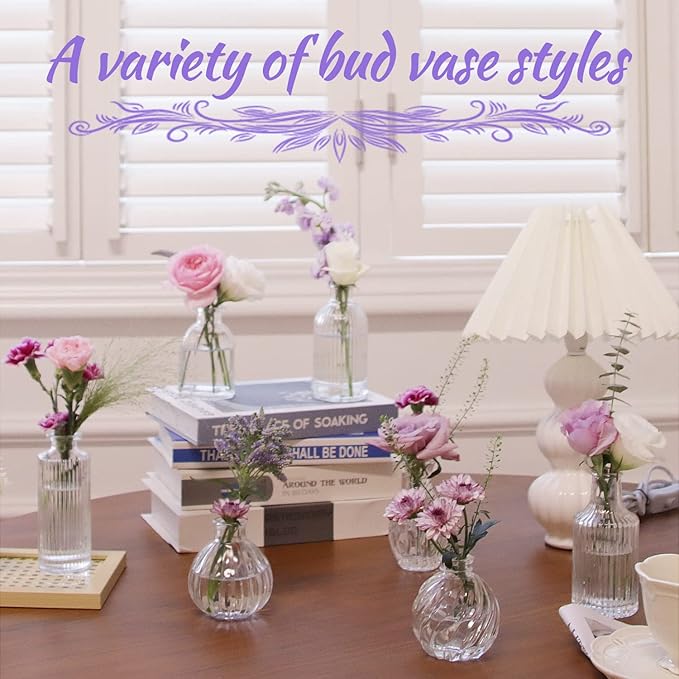 Bud Vases Set of 12, Glass Vase - Image 4
