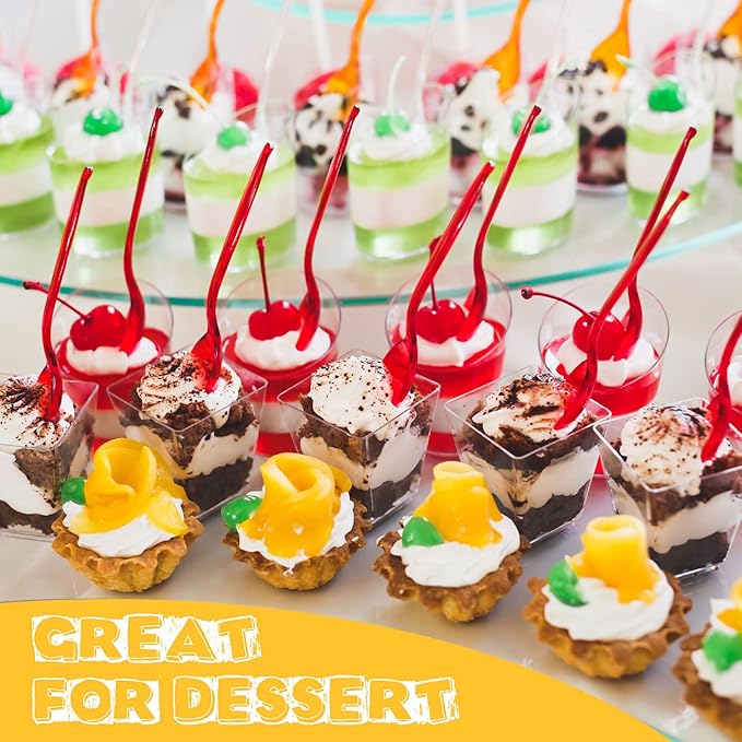 Nuogo 200 Pcs Mini Dessert Cups - Image 5