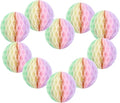 Pastel Hanging Honeycomb Ball, Rainbow Party Decorations，Pastel Birthday Party by BalunAdmhail