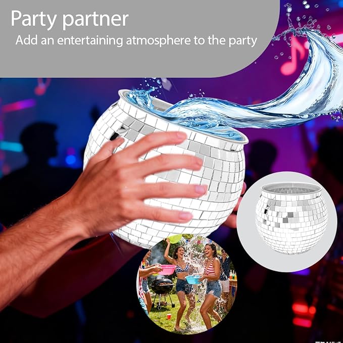 6 Pcs Disco Ball Vases, Office Table Decorations - Image 6