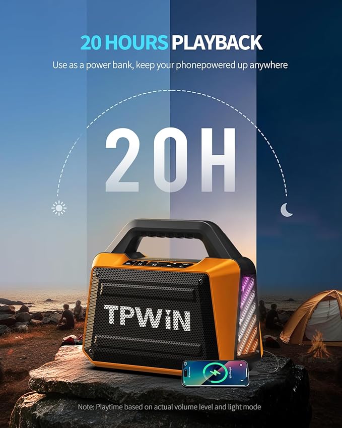 Bluetooth Speaker - 80W Loud - Image 3