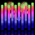 Super Z Outlet Upgraded Light up Foam Sticks, 3 Modes Colorful Flashing LED by SuperZOutlet