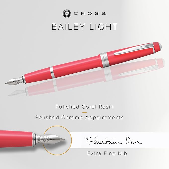 Cross Bailey Light Refillable Fountain Presented in a Everyday Gift Box - Image 2