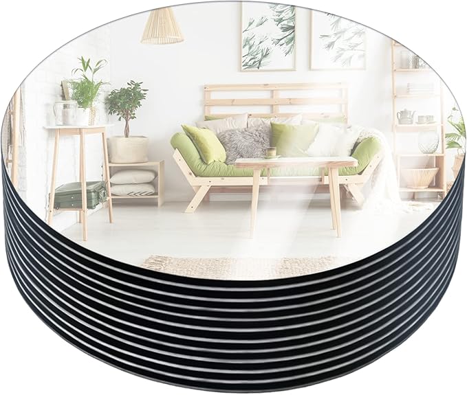 JAMBALAY 8" Round Mirror Centerpieces - Image 8