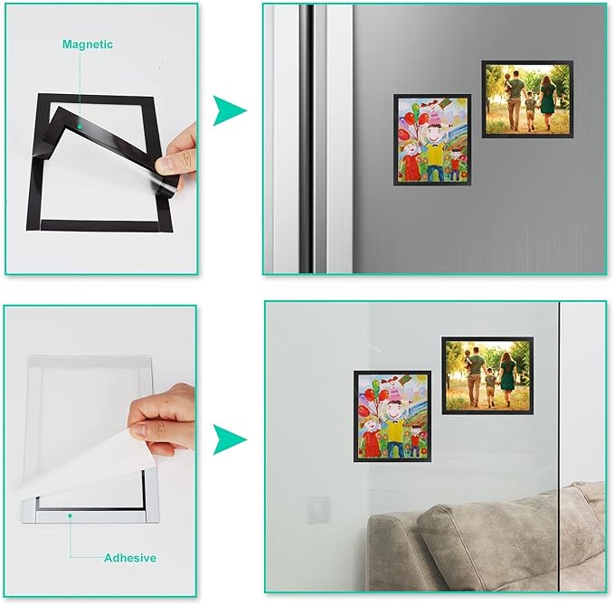 CRUGLA 8x10 Magnetic Picture Frames - Image 4