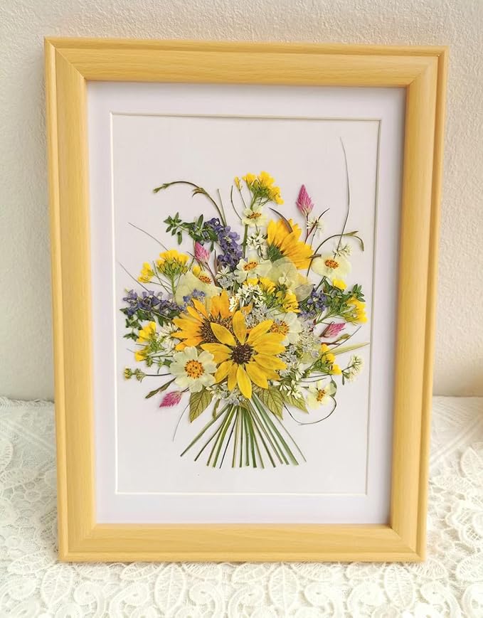 16 Types Boho Dried Pressed Flowers - Image 6