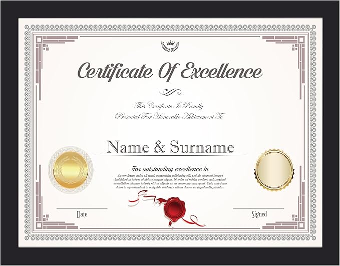 KTKDE 8.5 by 11 Picture Frame Black, Picture Frames 8.5 x 11frame - Image 7