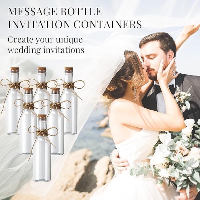 Baderke 24 Pcs 5.6 oz Message Bottles - Image 4