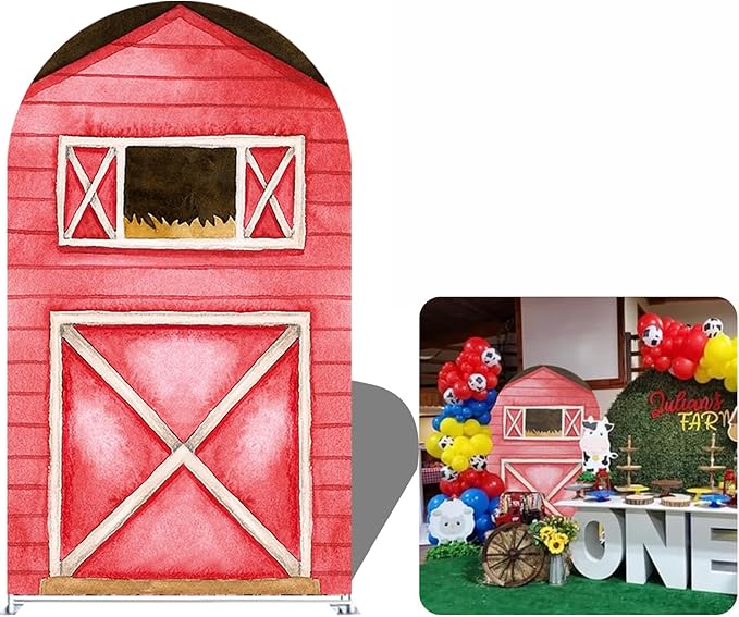 Arch Backdrop Chiara Arch Stand Covers Stretchy Spandex Fabric Farm Door by NIVIUS+PHOTO