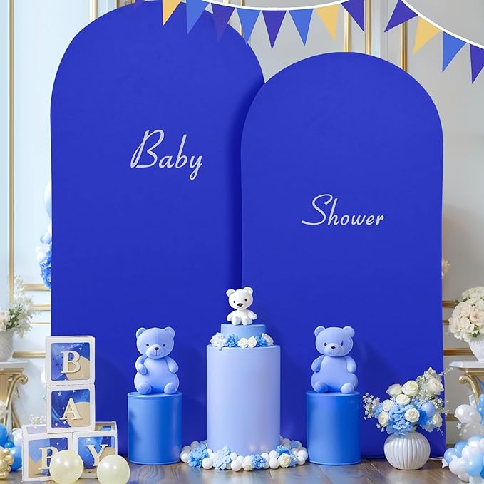 6.6FT Royal Blue Arch Backdrop Cover - Image 7