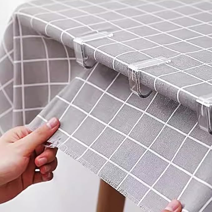 36PCS Transparent Clear Tablecloth Clips, Plastic Table Cloth Clips，Windproof - Image 5