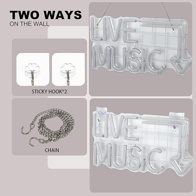 RGB Dynamic Music Neon Sign Dimmable - Image 6