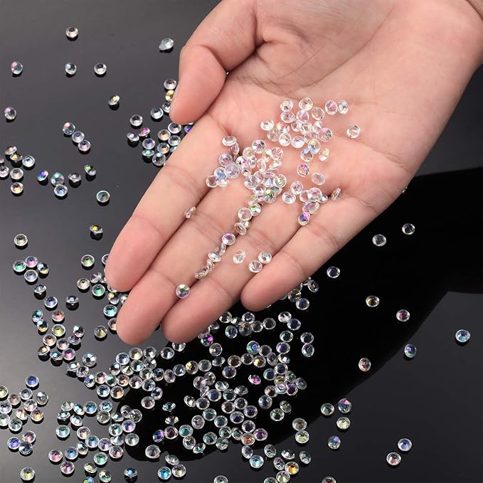 10000 Clear Wedding Table Scatter Crystals Acrylic Diamonds Rhinestones - Image 3