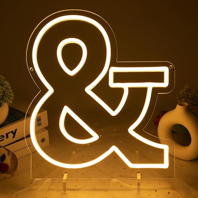 Light Up Letters &, Led Marquee Letter Lights Neon Sign, 13.9" Height by MissAudrey