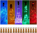 SmilingTown Wine Bottle Cork Lights 15Pack 10 LED 40 Inches Battery Operated by SmilingTown