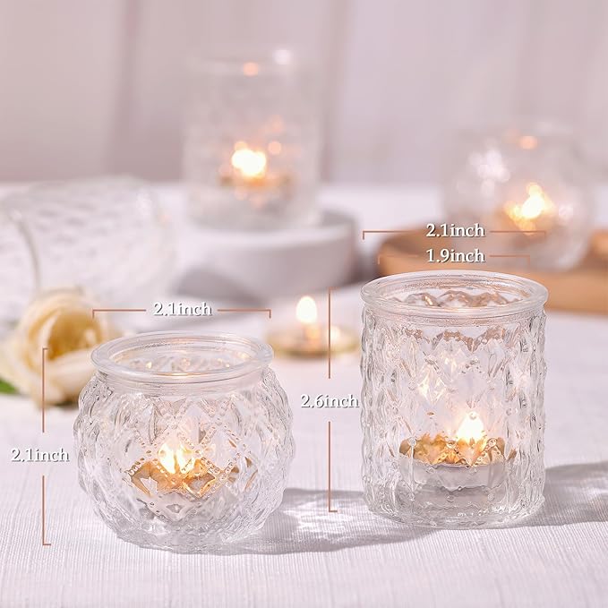 12pcs Assorted Votive Candle Holders - Image 2