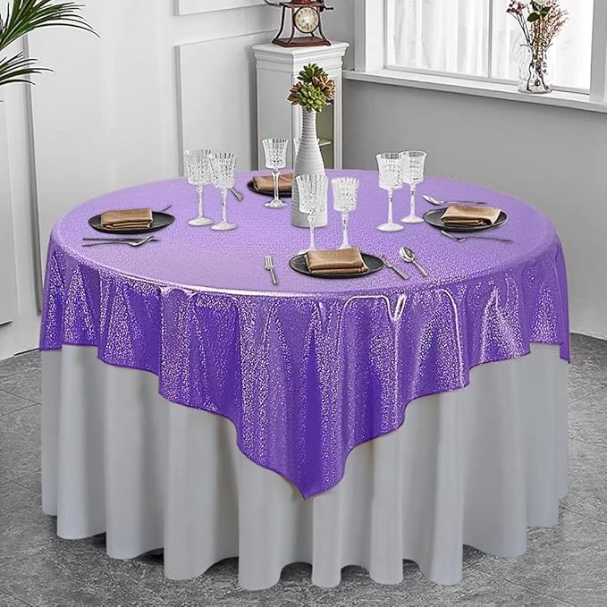 Fitable Sequin Tablecloth for Parties 54x54 Inch - Image 7