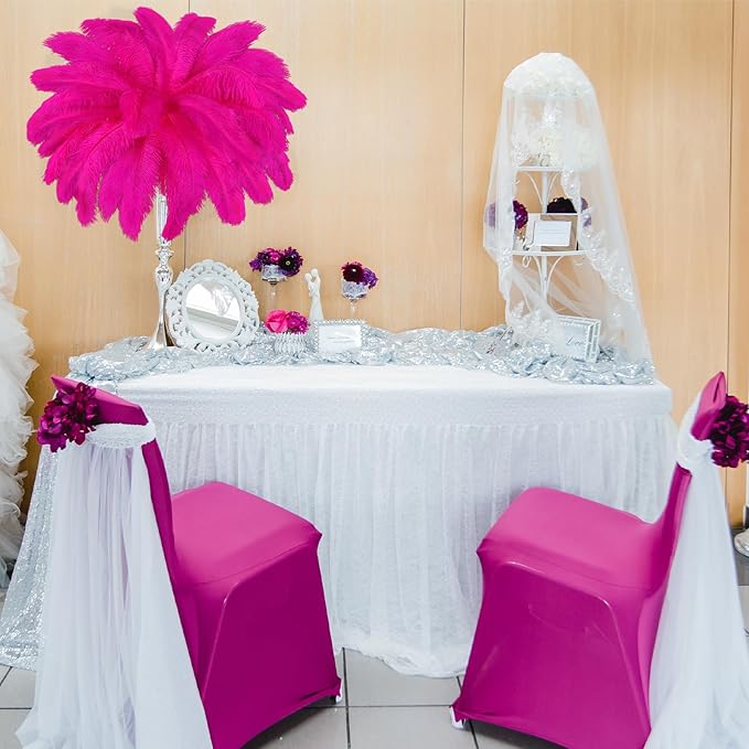 Maitys 90 Pcs Large Natural Ostrich Feathers Bulk 14-16 Inch 12-14 Inch 10-12 - Image 6