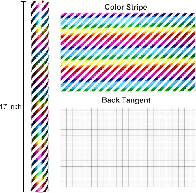 Burymento Rainbow Stripes Wrapping Paper, Gift Wrap - Image 6