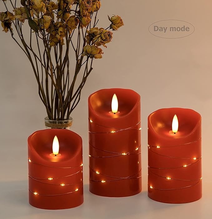 danip red LED flameless Candle - Image 4