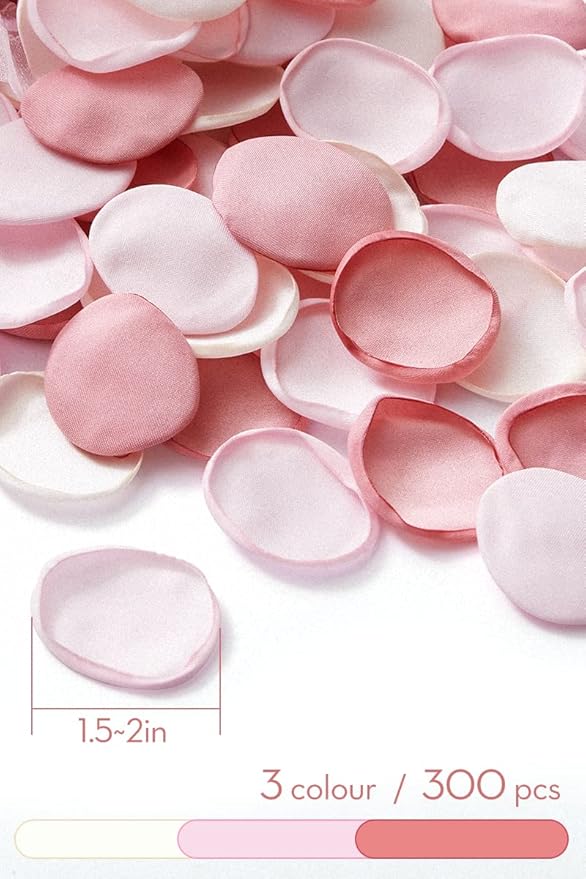 Serwalin 300Pcs Silk Rose Petals Flower Petals - Image 8