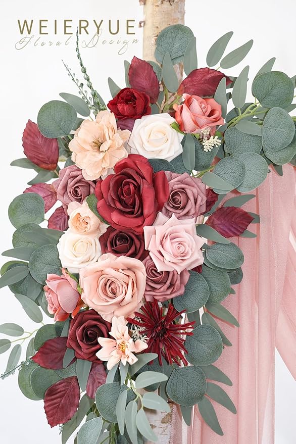 Artificial Wedding Arch Flowers Kit - Image 5