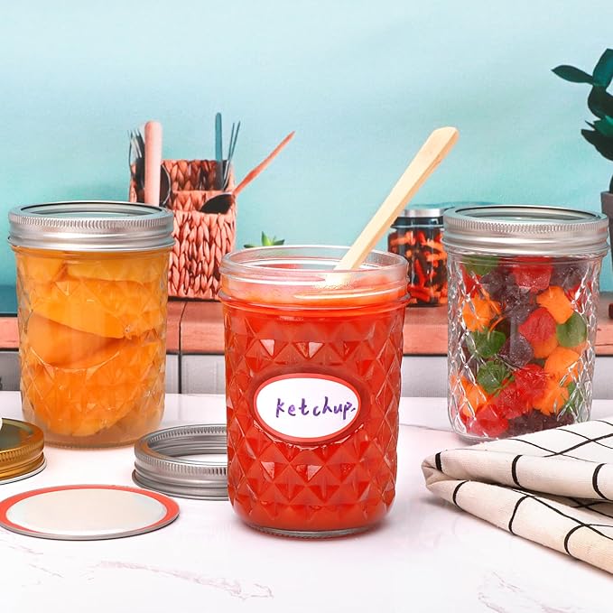 Mason Jars 16oz, Canning Jars - Image 6
