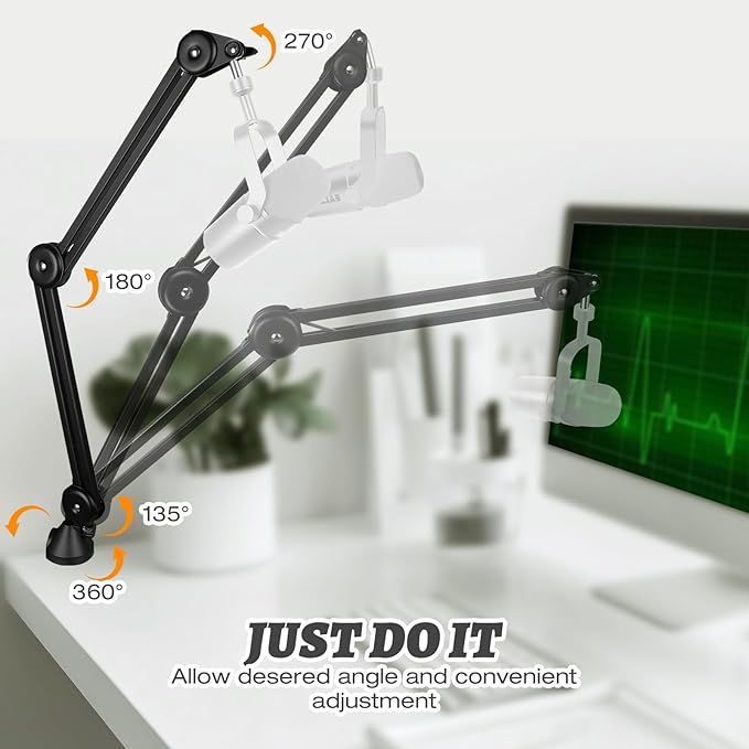 Mic Boom Arm – Heavy-Duty Microphone Stand - Image 5