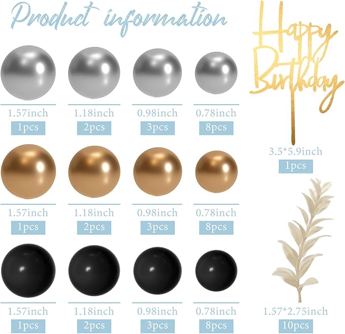 MIAHART Ball Cake Toppers Boho Grass Cake Topper Ball Cake Insert Decoration - Image 2