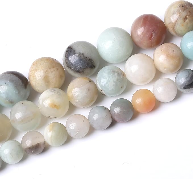 Fancy Stone Beads for Jewelry Making DIY Craft Gemstone Beads Kit Smooth - Image 2