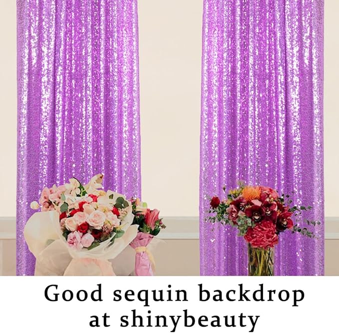 ShinyBeauty 16x10ft Sequin Backdrop Curtain - Image 6