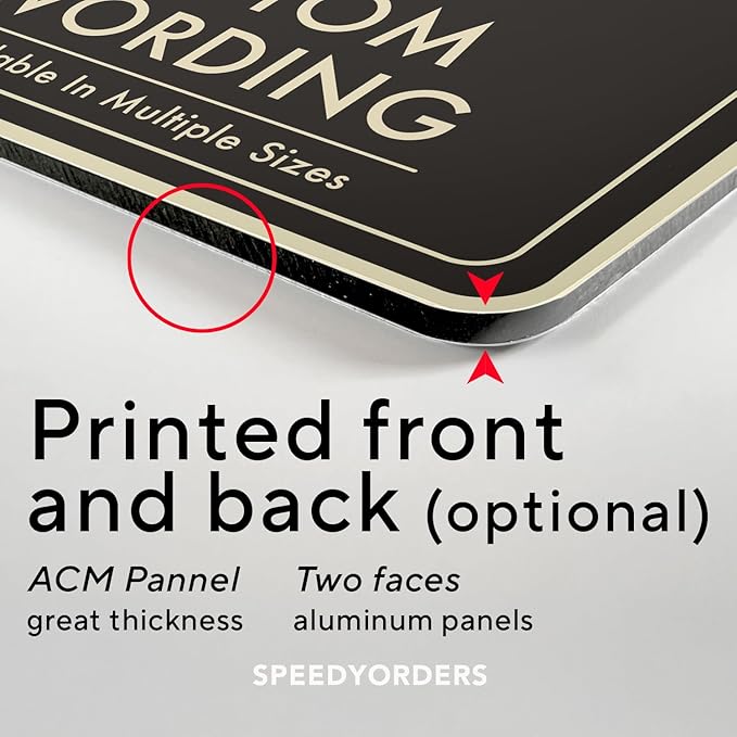 Custom Decorative Outdoor Metal Sign - Image 4
