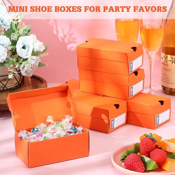 12 Sets Mini Sneaker Boxes for Party Favors Mini Shoe Gifts Boxes 4.7 x 2.5 x 2 - Image 4