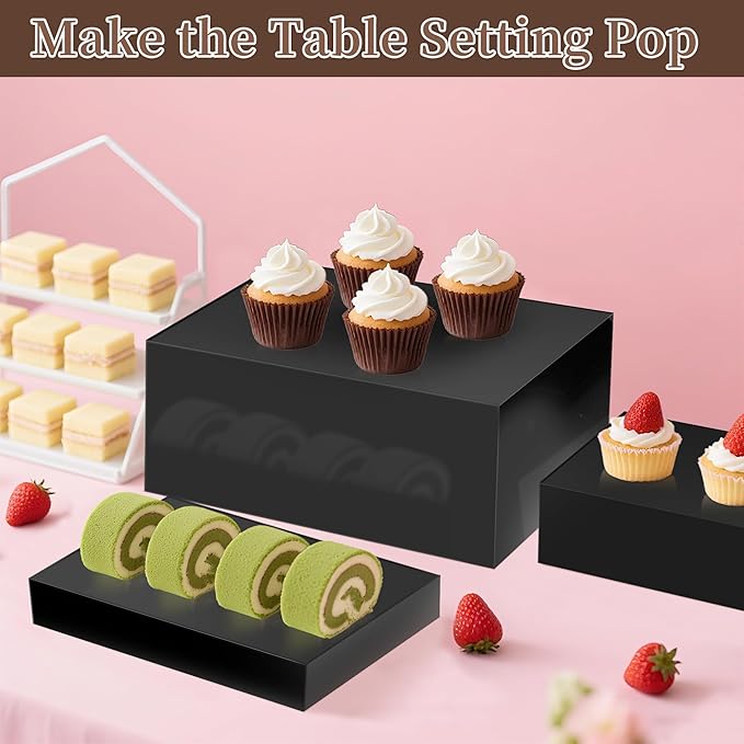 Extra Large Buffet Risers Set, Display Stand Shelf - Image 5