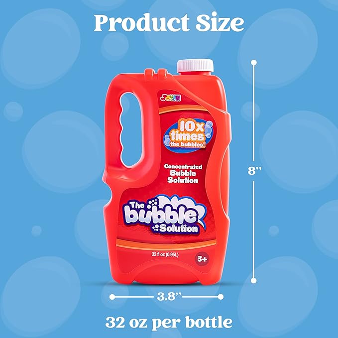 JOYIN 32 oz Bubble Solution Refills, Concentrated Solution - Image 7