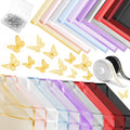 NESCCI 200 Sheets Flower Wrapping Paper by NESCCI