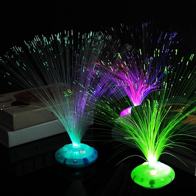 Retisee 12 Pcs Halloween Fiber Optic Lamp Multicolored Centerpiece Optic Lights - Image 5