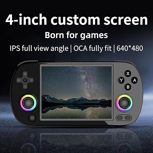 RG40XX H Handheld Game Console RG40XXH Retro Gaming Console 4.0'' IPS Screen - Image 3