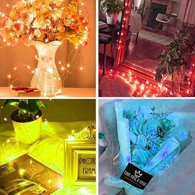 24 Pack LED Fairy Lights Battery Operated 7Ft 20Led Mini String Lights - Image 5