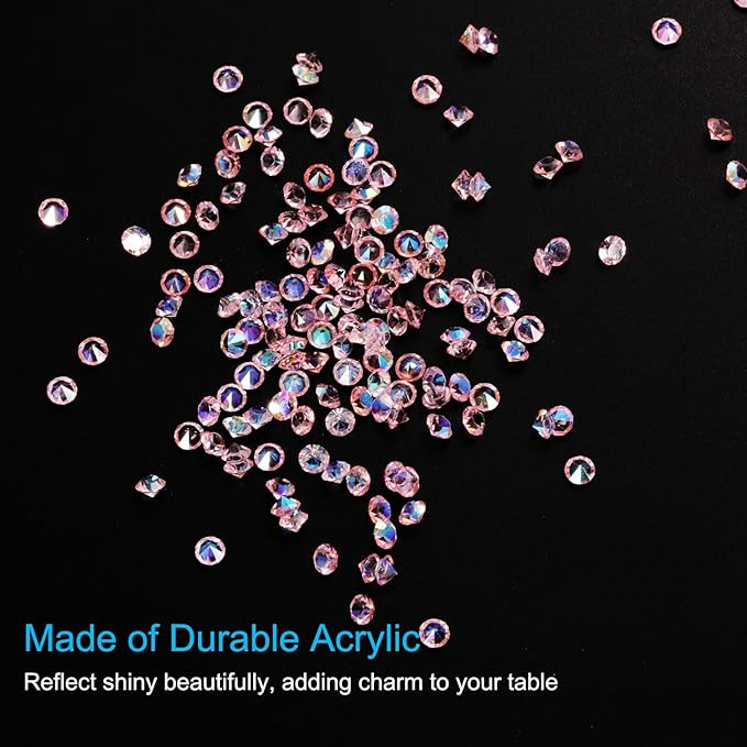 PATIKIL 14000Pcs Wedding Table Scatter Confetti Crystals 3mm Acrylic Diamonds - Image 3