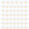 Aneco 48 Pieces Handheld Paper Fans Paper Folding Fans by Aneco