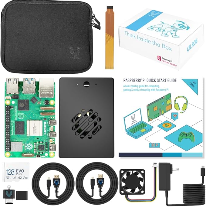 Vilros Raspberry Pi 5 Starter Kit MAX by Vilros