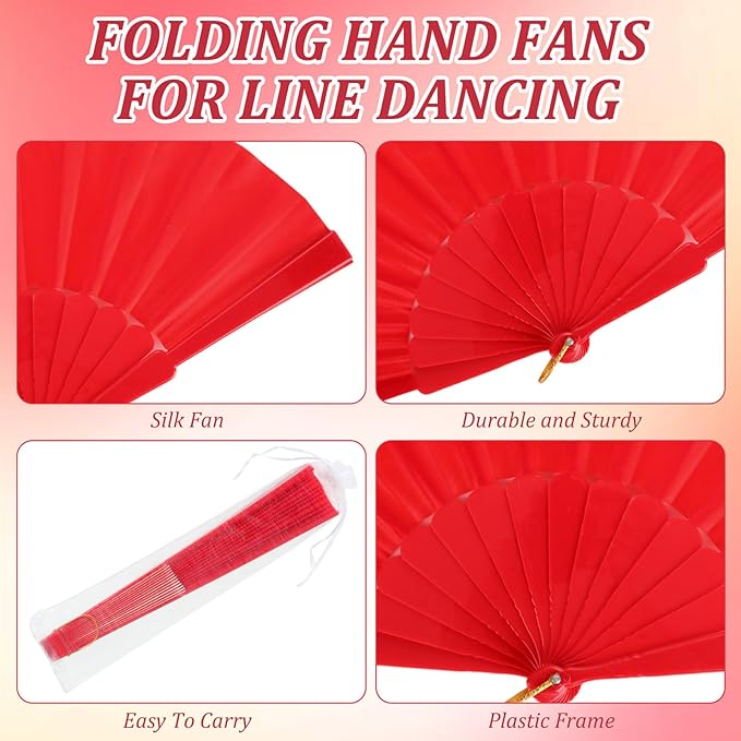 Geetery 30 Pcs Folding Hand Fan - Image 2